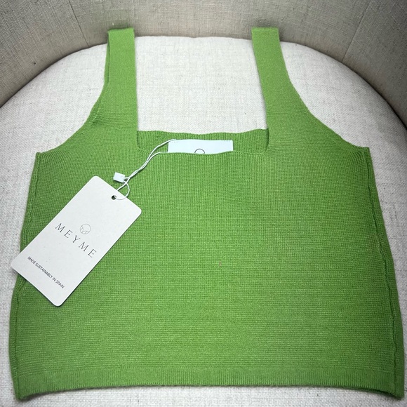 knit crop top, by MEYME - Picture 3 of 5